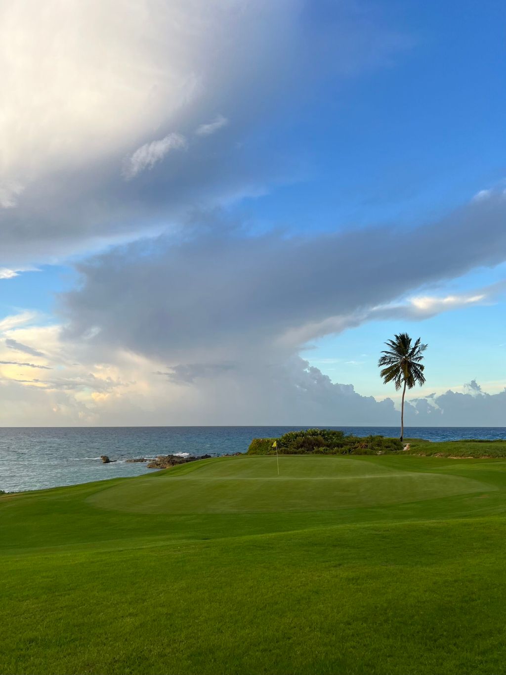Oceanfront golf course on Exuma